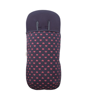 Bolsa de carrinho - Fluor Heart frontal desdobrada