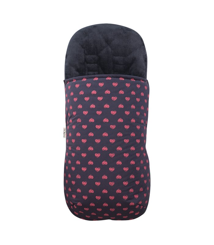 Bolsa de carrinho - Fluor Heart frontal desdobrada