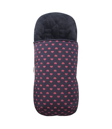 Bolsa de carrinho - Fluor Heart frontal desdobrada