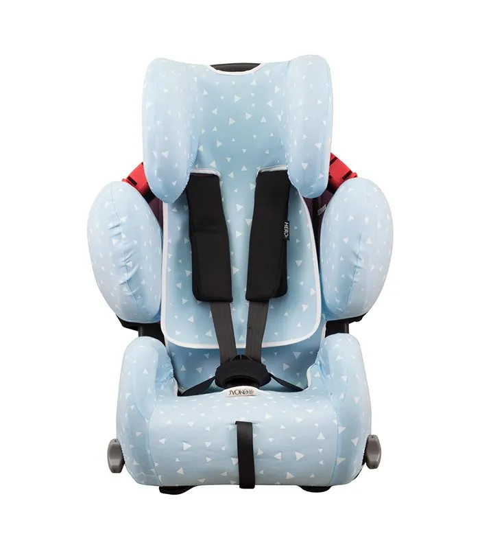 Recaro Young Sport Hero - Vista Frontal Brilhos Azuis