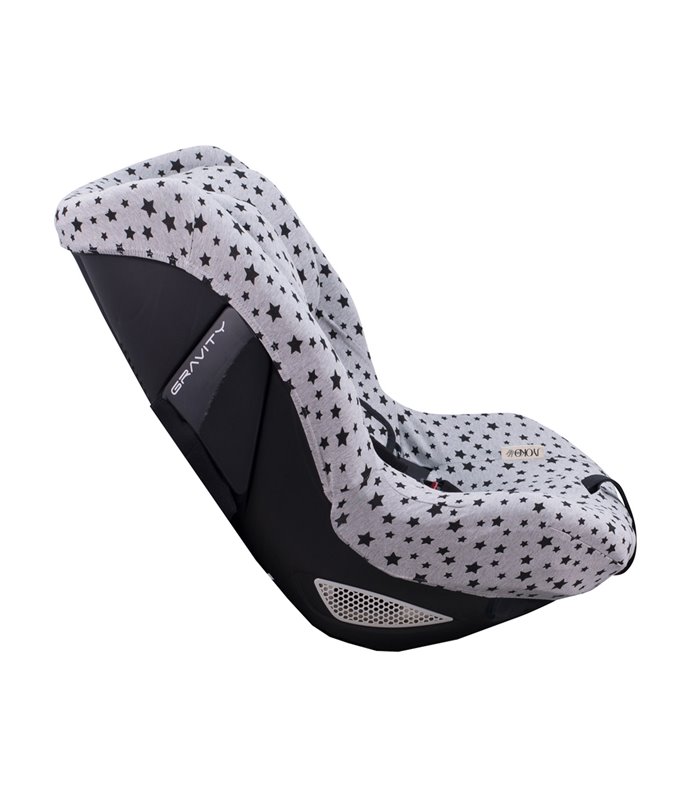 Vista lateral da estrela negra