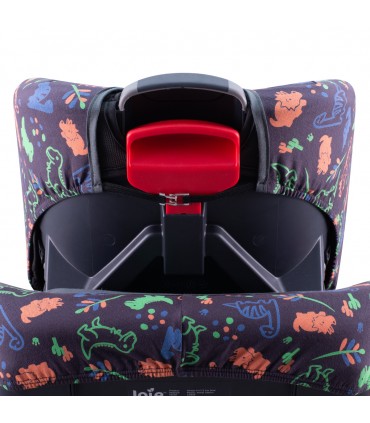 Vista traseira do Dino feliz