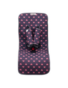 Colchoneta silla paseo - Vista frontal Fluor Heart