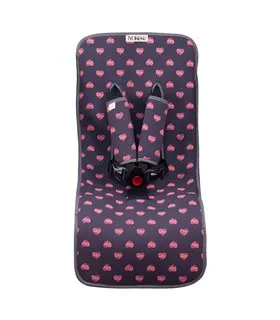 Colchoneta silla paseo - Vista frontal Fluor Heart