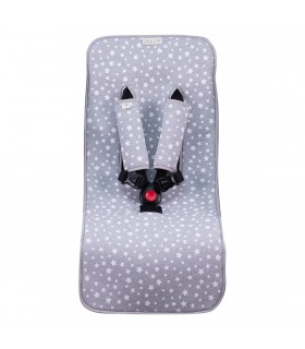 Colchoneta silla paseo - Vista frontal White Star