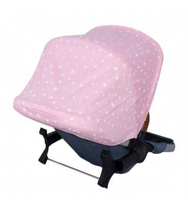 Bugaboo Donkey - Rosa Brilha Vista Traseira