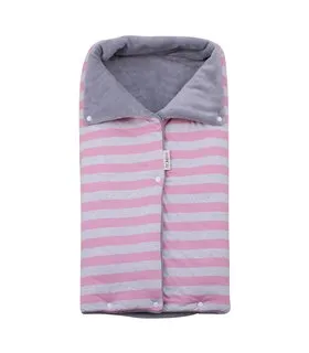 Saco capazo bebe - Vista frontal Pink Island