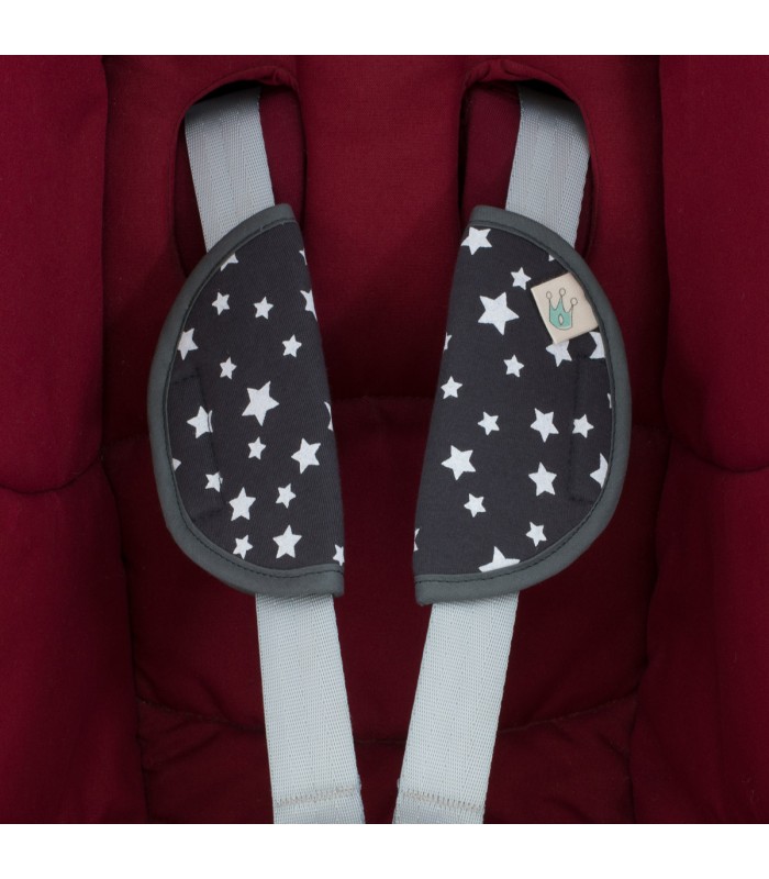 Vista do carrinho de inverno no céu