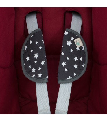 Vista do carrinho de inverno no céu