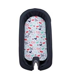 sábana bajera  - Vista frontal Dino party 2