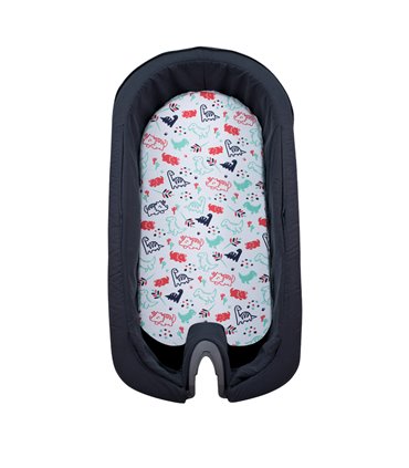 sábana bajera  - Vista frontal Dino party