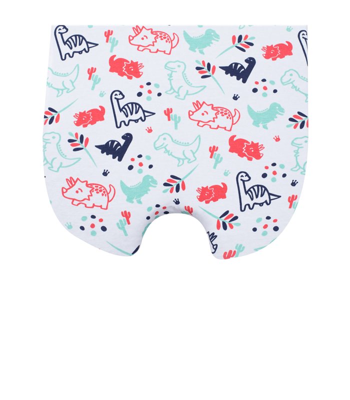 lençol justo - detalhe estampado festa Dino