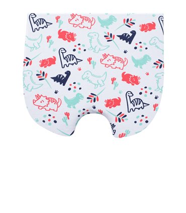 lençol justo - detalhe estampado festa Dino