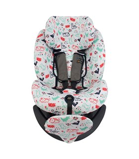 besafe izi plus  - Vista frontal Dino party 