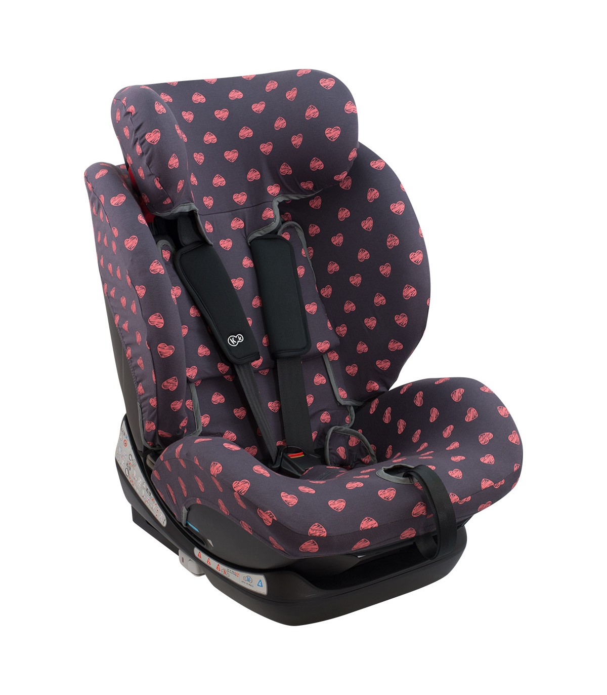 Kinderkraft myway - Vista 3/4 Fluor heart