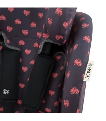 kinderkraft myway - Ojal para correas de seguridad fluor heart