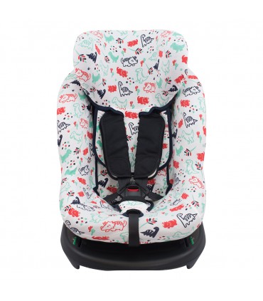 Besafe Izi Modular X1 - Frontal desplegada white star