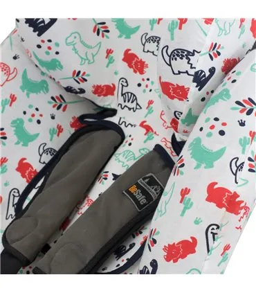 besafe izi plus - Detalle etiqueta Dino party 