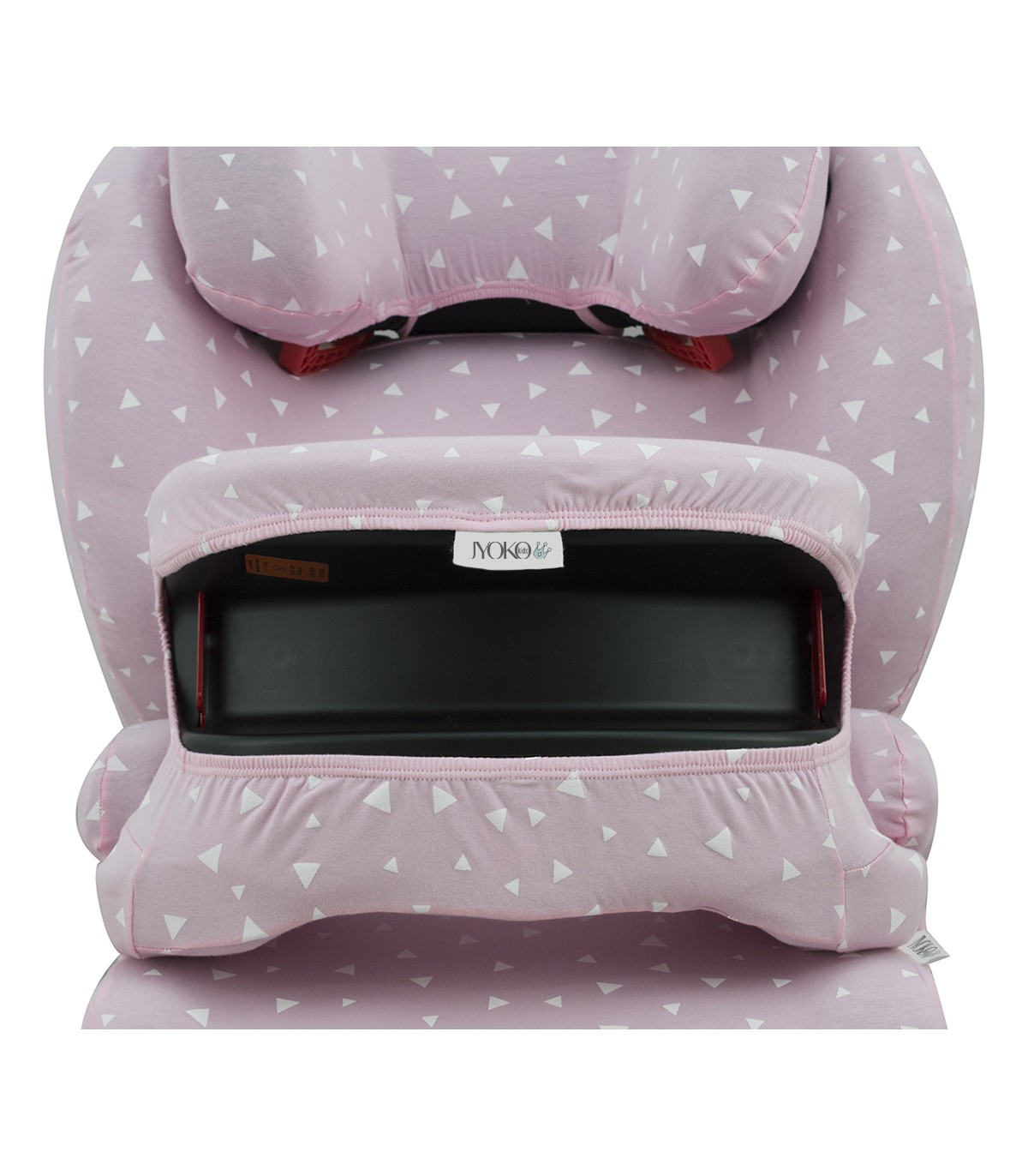 recaro monza nova is - Vista frontal con retenedor Pink Sparkles