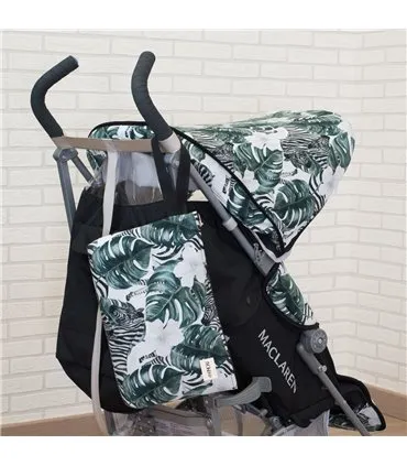 bolsa de higiene - Vista de uso com modelo zebra