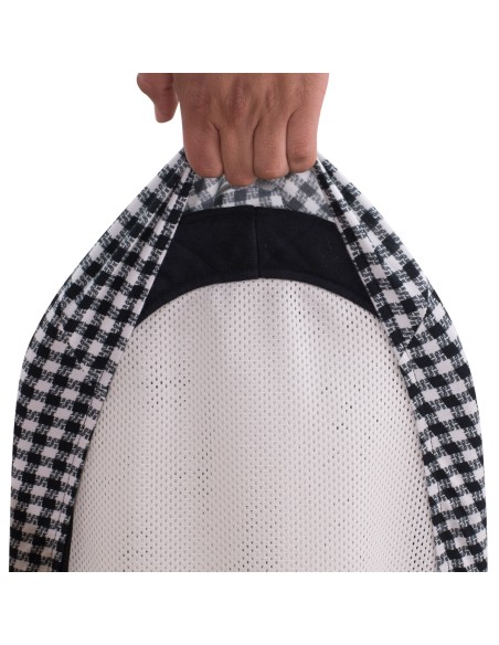 Funda hamaca babybjorn - Detalle elástico Vichy