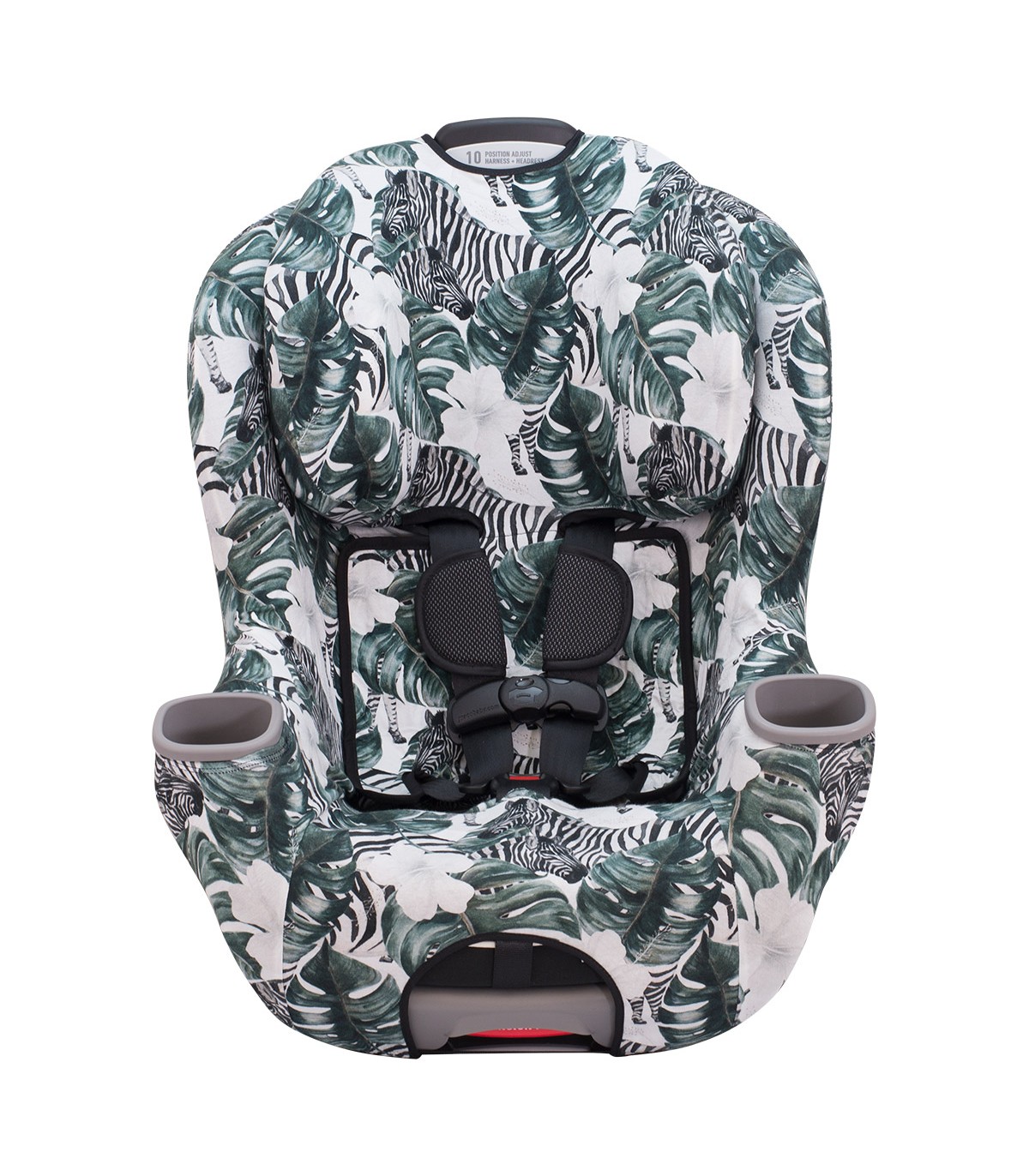 Graco Extend2fit - Vista frontal Zebra