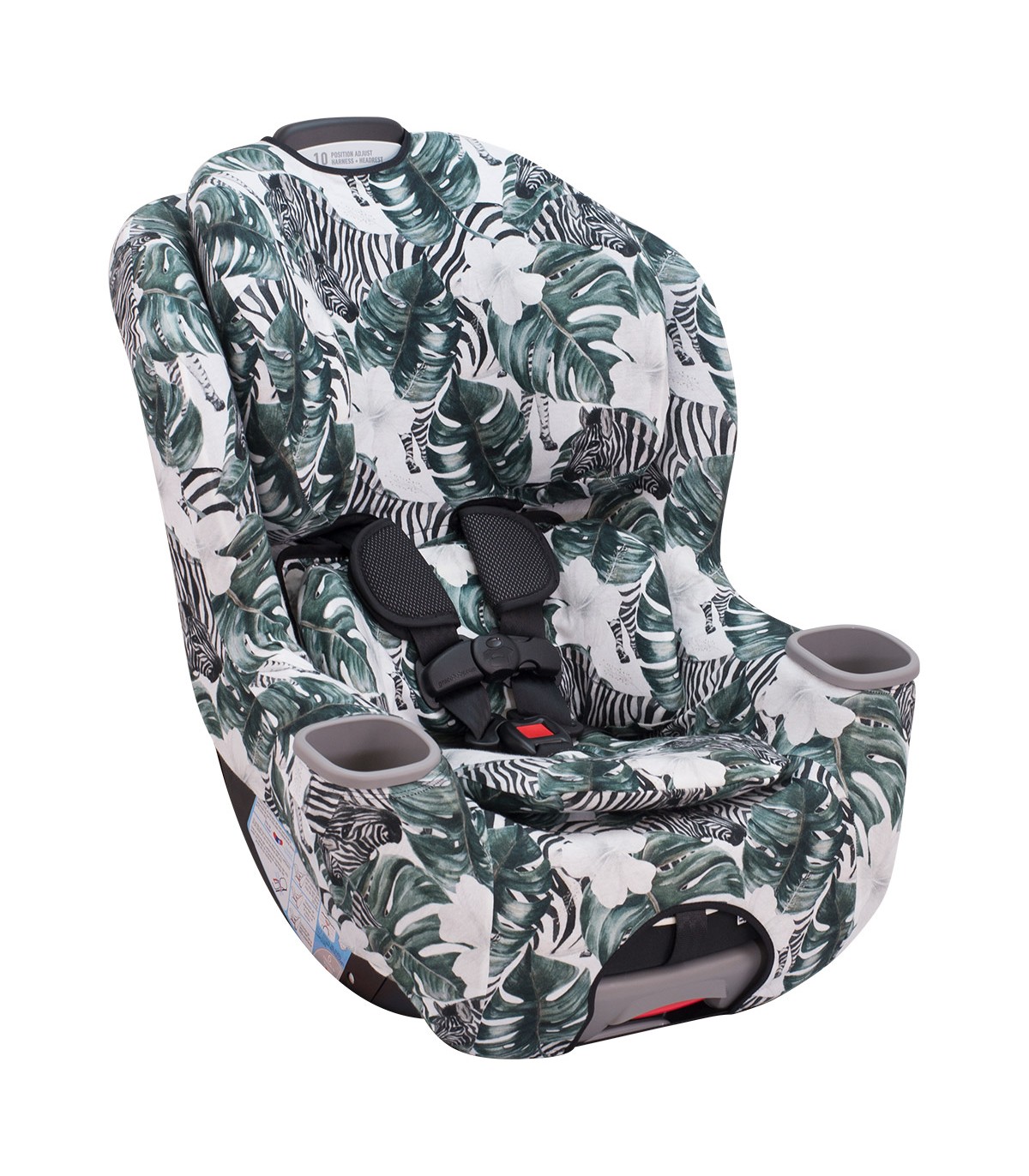 Graco Extend2fit - Vista 3/4 Zebra