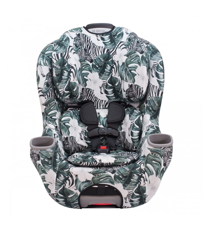 Graco Extend2fit - Vista frontal com redutor Zebra