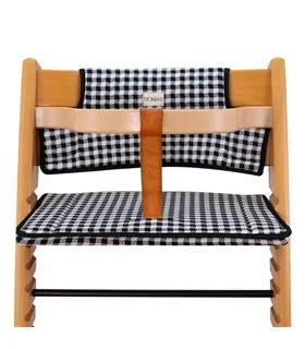 Stokke Tripp Trapp - Vista frontal con retenedor Vichy