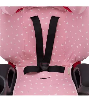 Correia de segurança Graco Nautilus com ilhó rosa brilhos