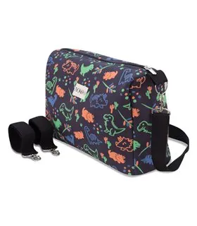 Bolsa para carrinho de bebê - Vista frontal Happy Dino 2