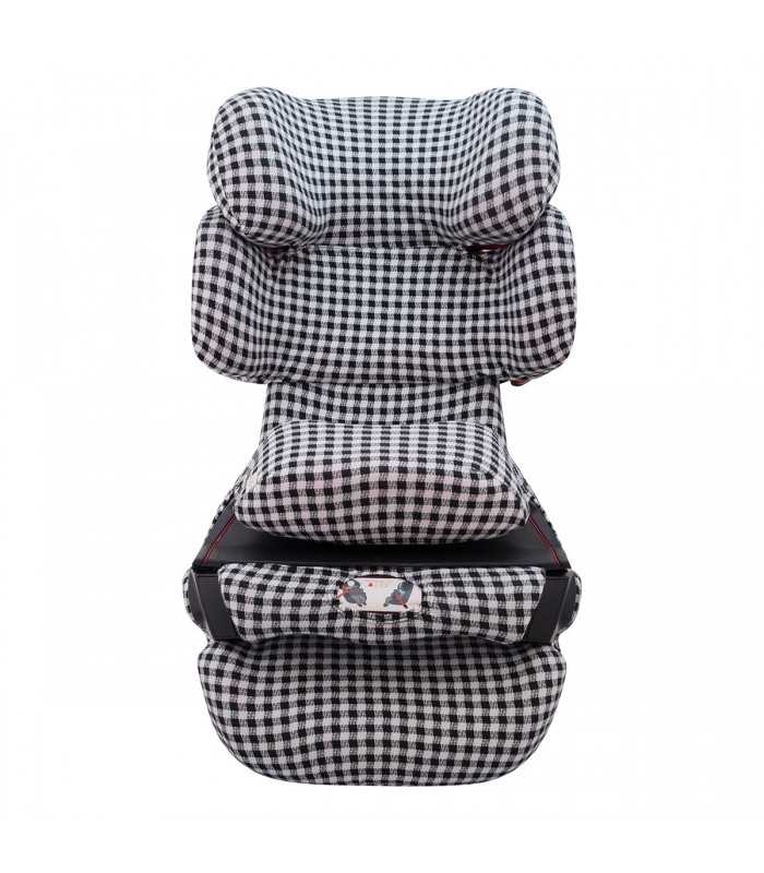 Cybex Pallas Fix - Frontal desplegada Vichy