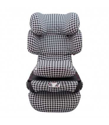 Cybex Pallas Fix - Frontal desplegada Vichy