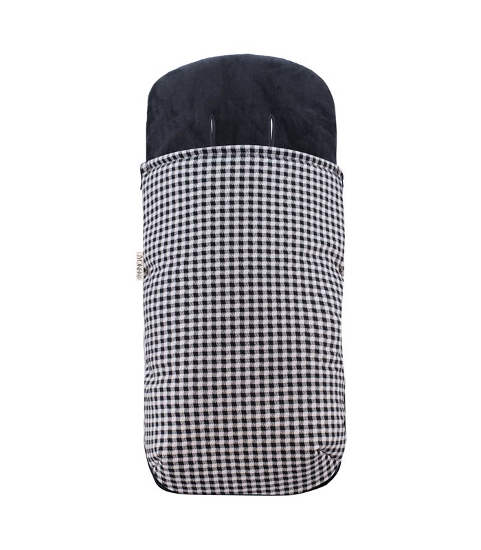 Saco silla paseo - Frontal desplegada Vichy