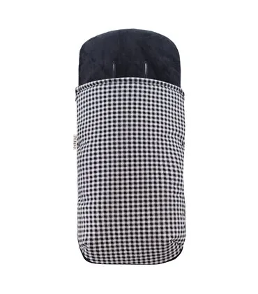 Saco silla paseo - Frontal desplegada Vichy