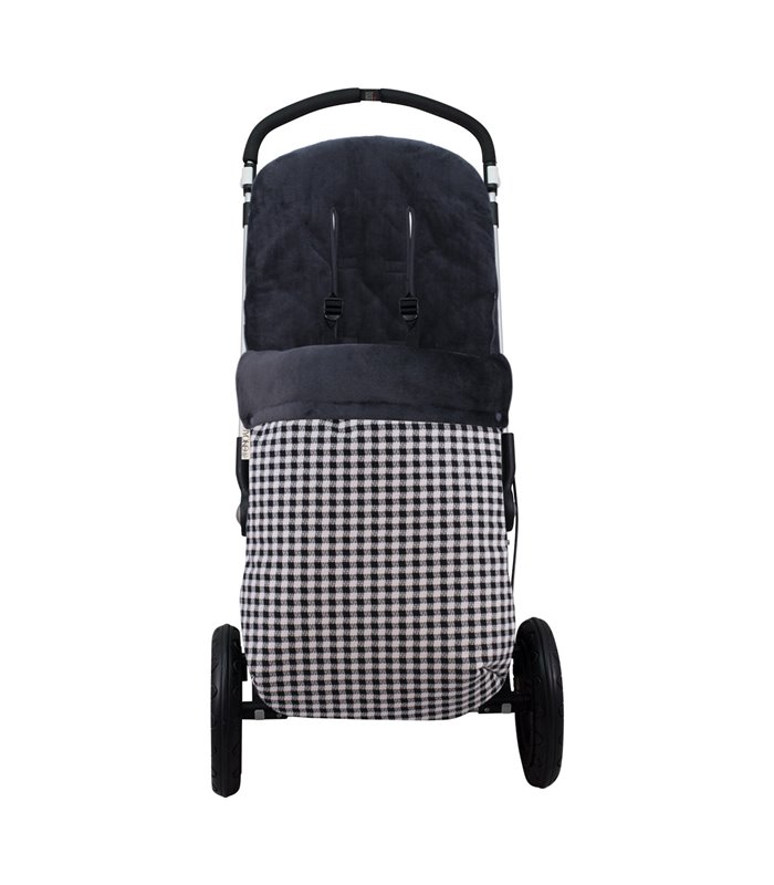 Saco silla paseo - Vista en cochecito Vichy