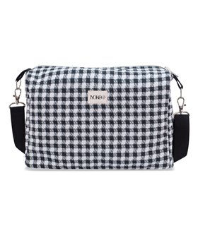 Bolso carro bebe - Vista frontal Vichy