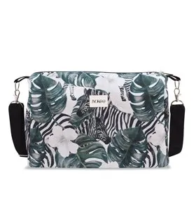 Bolso carro bebe - Vista frontal Zebra
