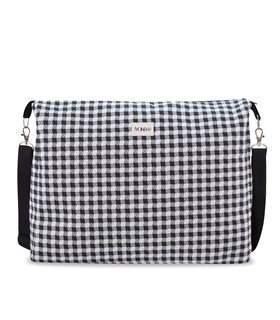 Bolso carro bebe - Vista frontal Vichy 2