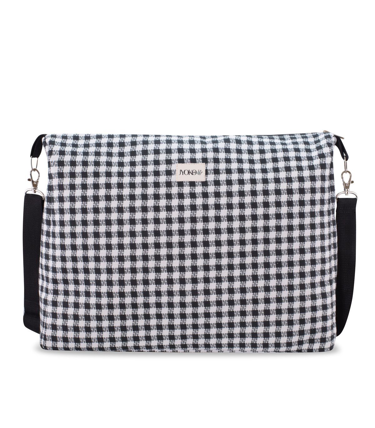 Bolso carro bebe - Vista frontal Vichy