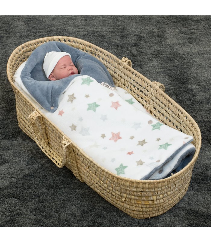 Saco capazo bebe - Vista de uso Soft Stars Saco capazo bebe - Vista de uso Soft Stars