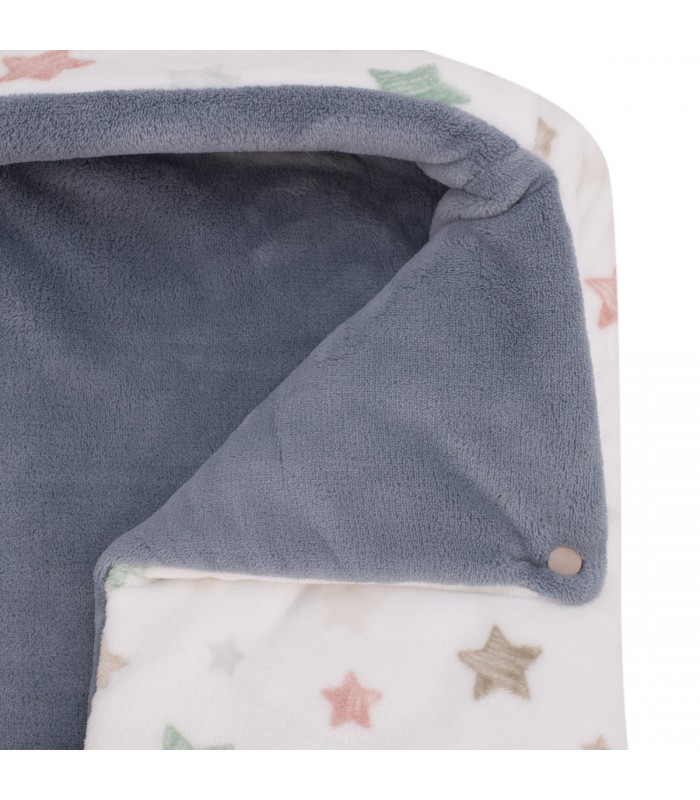 Saco capazo bebe - Detalle superior Soft Stars Saco capazo bebe - Detalle superior Soft Stars