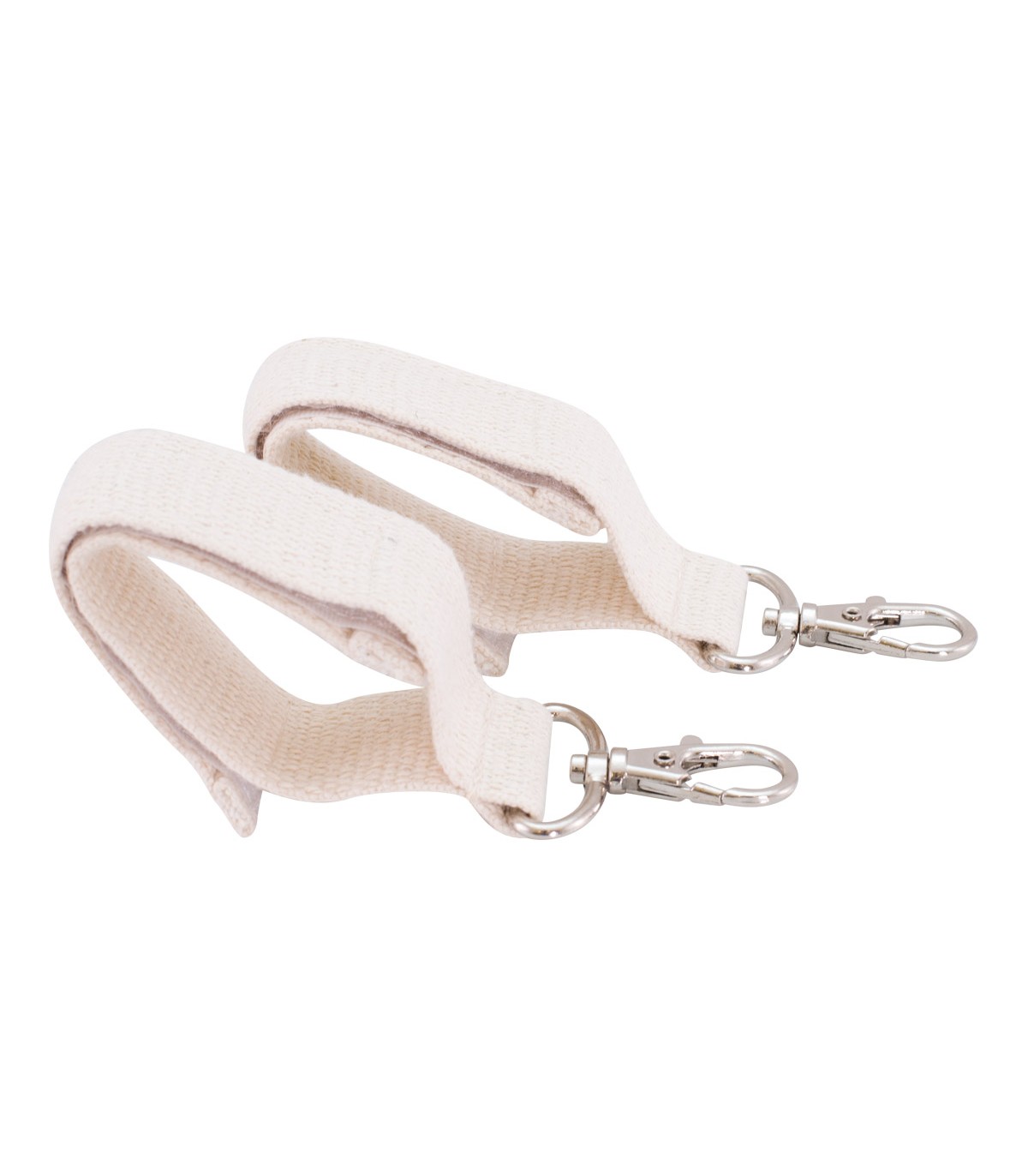 Ganchos para bolso carro bebe - Vista lateral Beige