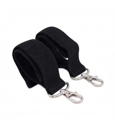 Ganchos para bolso carro bebe - Vista 3/4 Negro