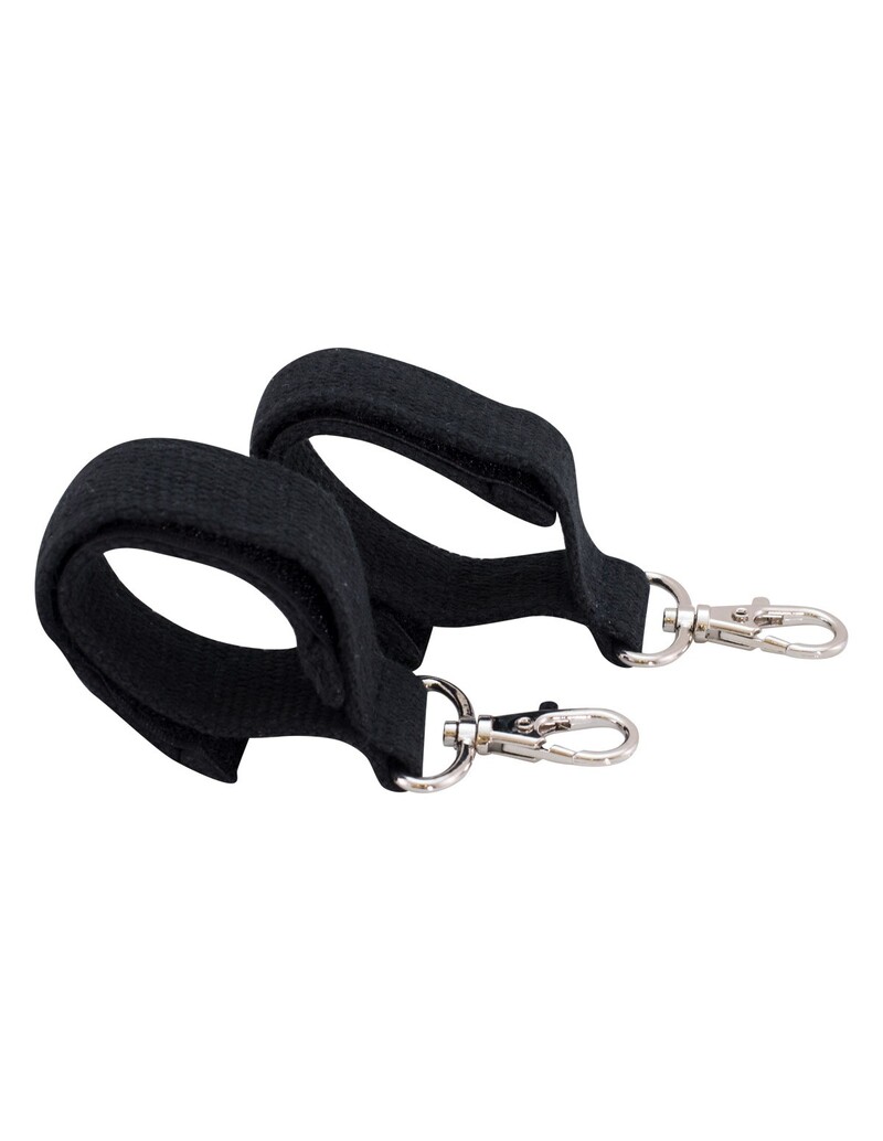 Ganchos para bolso carro bebe - Vista lateral Negro