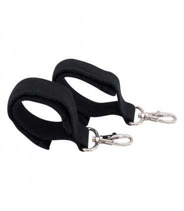 Ganchos para bolso carro bebe - Vista lateral Negro