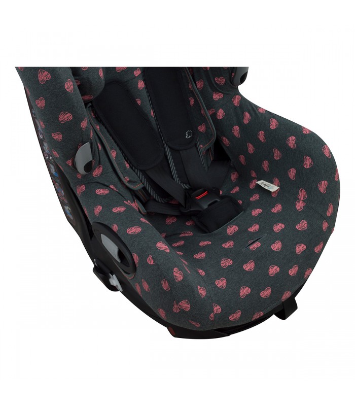 Bebe Confort Axiss - Detalhe inferior Fluor Heart