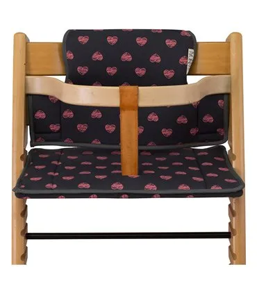 Stokke Tripp trapp - Vista frontal com retentor Fluor Heart