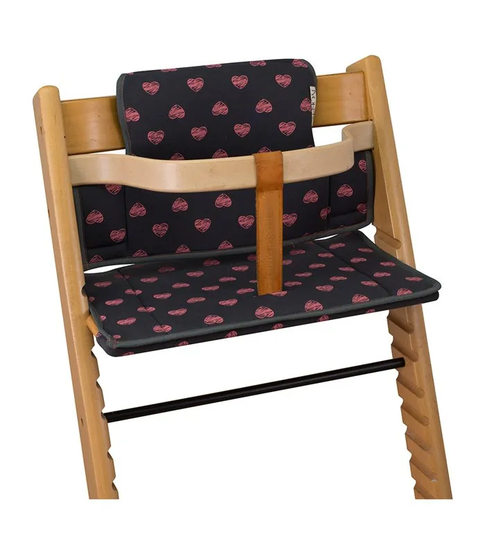 Stokke Tripp trapp - vista frontal do Fluor Heart