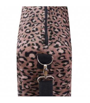 Bolsa para carrinho de bebê - Vista lateral com estampa animal